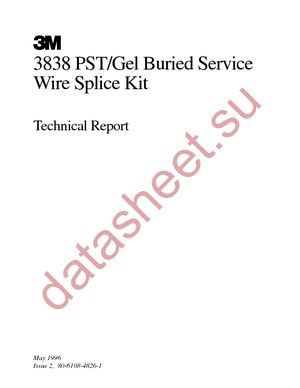 3838-PST/GEL datasheet  
