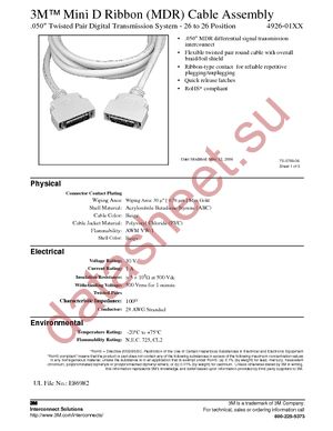 4926-0103 datasheet  