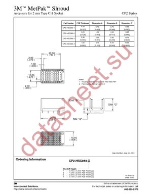 CP2-HSC055-4 datasheet  