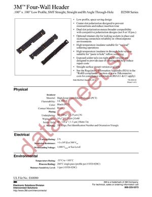 D2550-5002-AR datasheet  