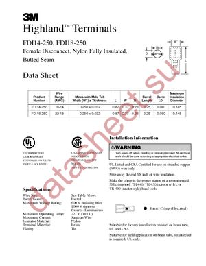 FDI14-250C datasheet  