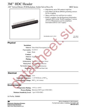 HDC-H105-31S1-TG30 datasheet  