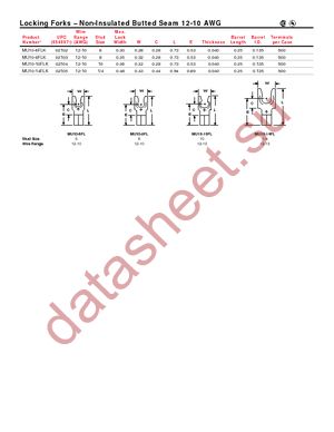 MU10-10FLK datasheet  