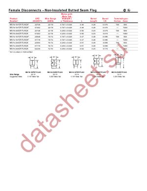 MU10-250DF/FLAGKBULK datasheet  