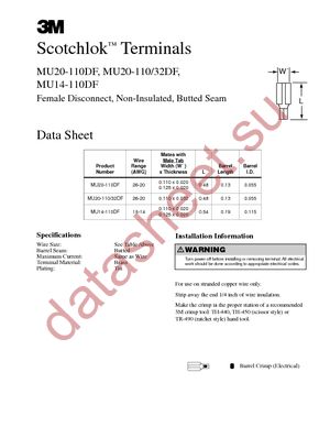 MU14-110DFK datasheet  