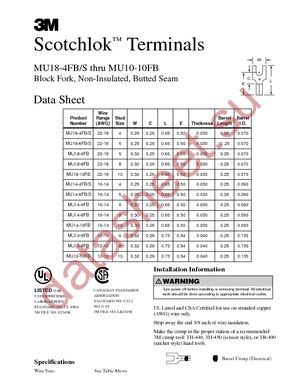 MU14-4FB/SK datasheet  
