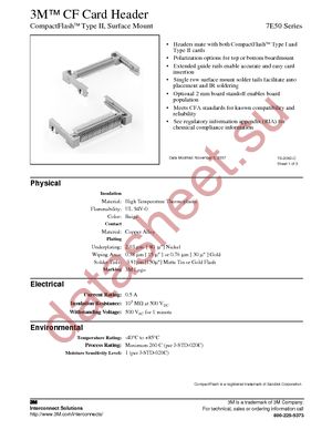 N7E50-R516RA-50 datasheet  