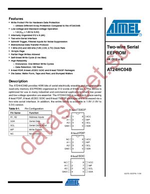 AT24HC04B-TH-B datasheet  