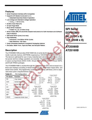 AT25080BY6-YH-T datasheet  