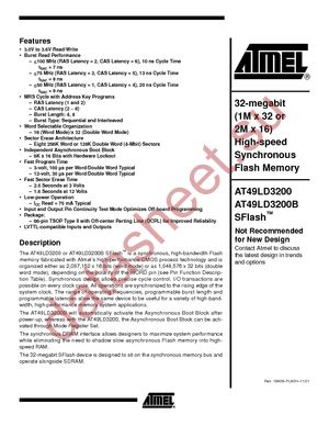 AT49LD3200-20TI datasheet  