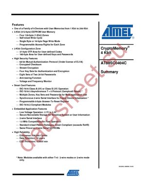 AT88SC0404C-MJ datasheet  