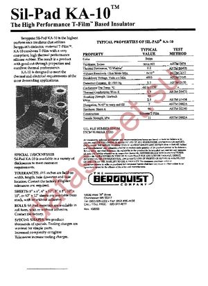 KA10-114 datasheet  