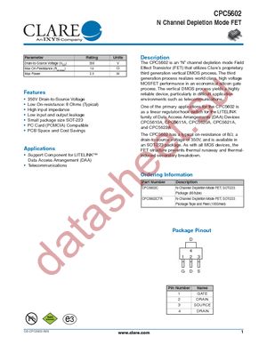 CPC5602CTR datasheet  