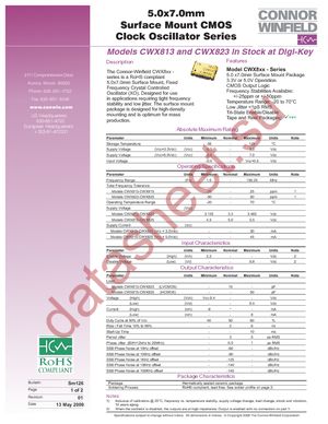 CWX815-1.8432M datasheet  