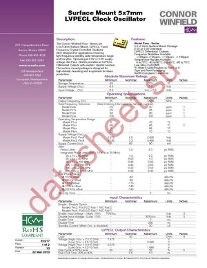 P122-100.0M datasheet  