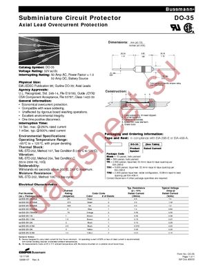 BK/DO-35-3A datasheet  