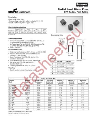 BK/EFF-1.6 datasheet  