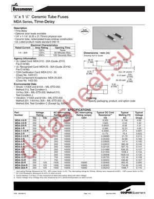 BK/MDA-1/100-R datasheet  