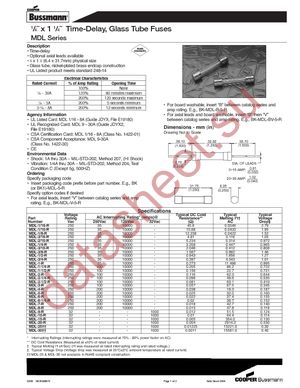 BK/MDL-1-1/8-R datasheet  