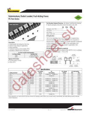 BK/PCB-2 datasheet  