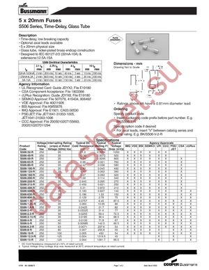 BK/S506-V-6.3-R datasheet  