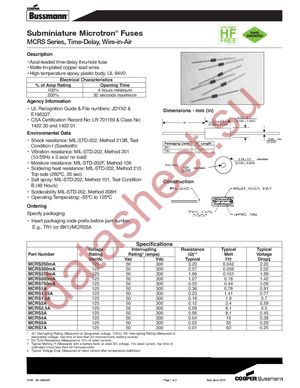 BK1/MCRS375MA datasheet  