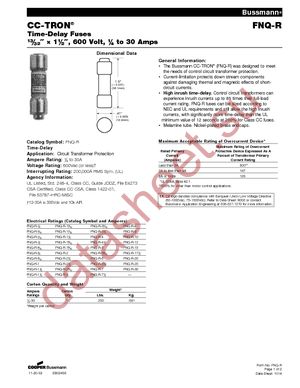 FNQ-R-3/4-R1 datasheet  