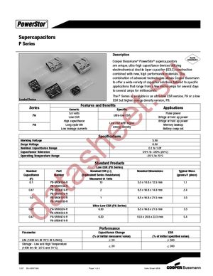 PA-5R0V474 datasheet  