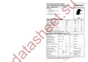 FMMT455TC datasheet  