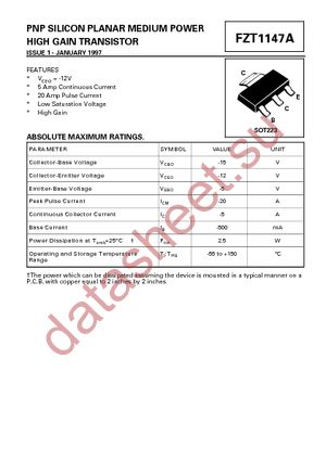 FZT1147ATC datasheet  