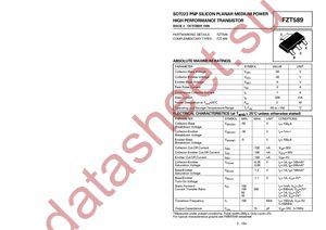 FZT589TC datasheet  