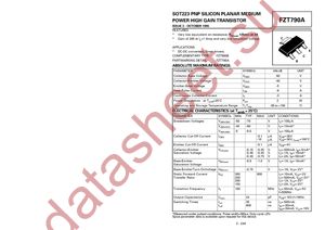 FZT790ATC datasheet  