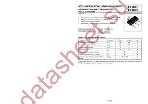 FZT853TC datasheet  