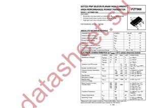 FZT968TC datasheet  