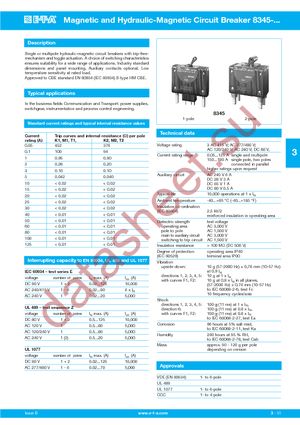 8345-C01A-R0M0-DB1A1B-125A datasheet  