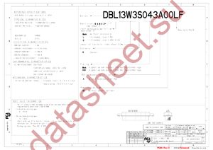 DA11W1S043A00LF datasheet  