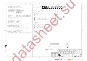 DBML25S300 datasheet  