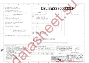 DBV13W3S743G30LF datasheet  
