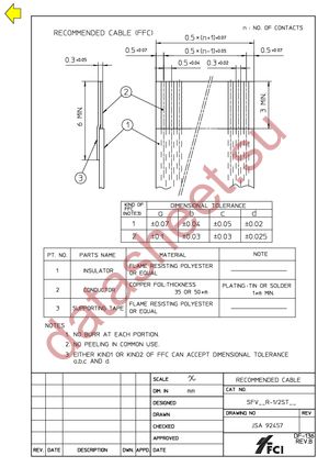 SFV16R-2STE1 datasheet  