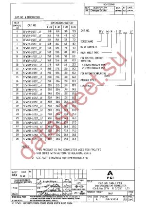 SFW11R-5STE1LF datasheet  