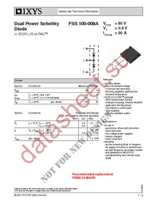 FSS100-008A datasheet  