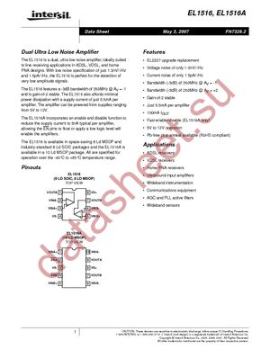 EL1516IY-T13 datasheet  