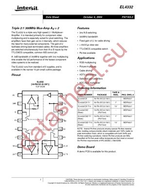 EL4332CSZ-T13 datasheet  