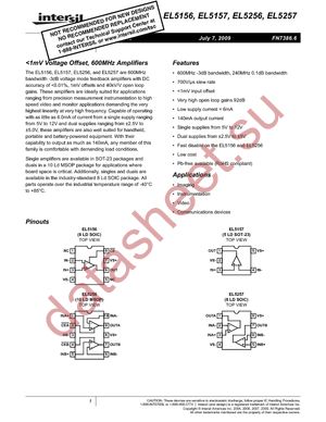 EL5156IS datasheet  