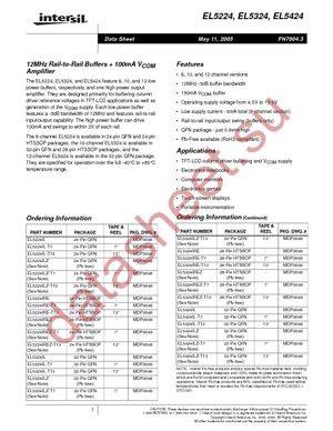 EL5324IL datasheet  