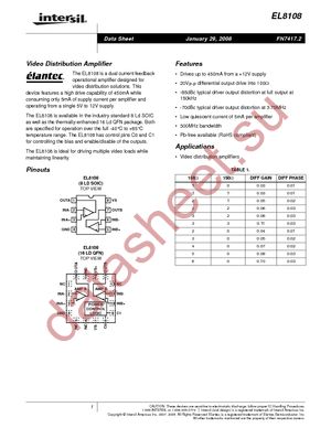 EL8108ISZ-T7 datasheet  