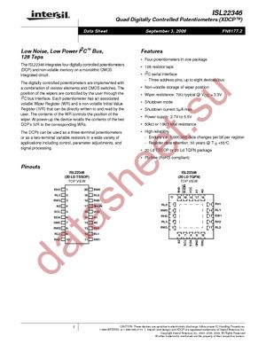 ISL22346UFV20Z-TK datasheet  