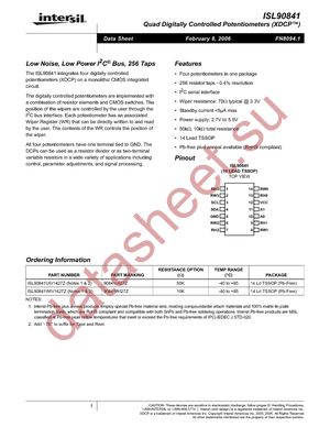 ISL90841WIV1427Z datasheet  