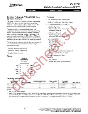 ISL95710UIU10Z datasheet  