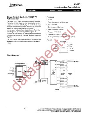 X9015US8I-2.7T2 datasheet  